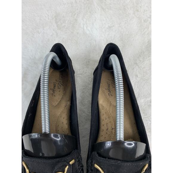 Alex Flex Comfort Women’s Flats Black Suede Size 10W - Picture 8 of 8